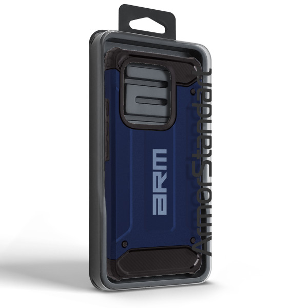 Фото - Чохол для смартфону Armorstandart Panzer for Xiaomi Redmi Note 14 4G Dark Blue (ARM79840)
