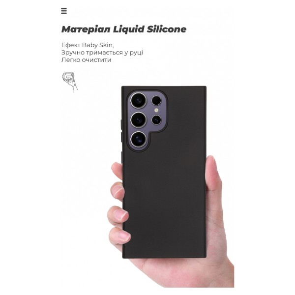 Фото - Чохол для смартфону Armorstandart Icon Case for Samsung S24 Ultra Black (ARM72496)