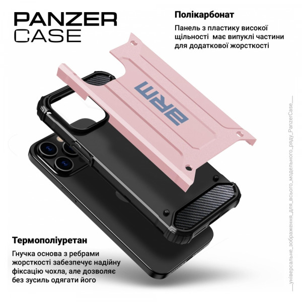 Фото - Чохол для смартфону Armorstandart Panzer for Apple iPhone 15 Pink (ARM73712)