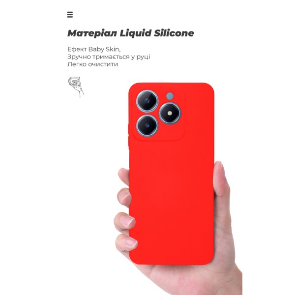 Фото - Чохол для смартфону Armorstandart ICON for Realme C63 4G / C61 4G Camera cover Red (ARM78461)