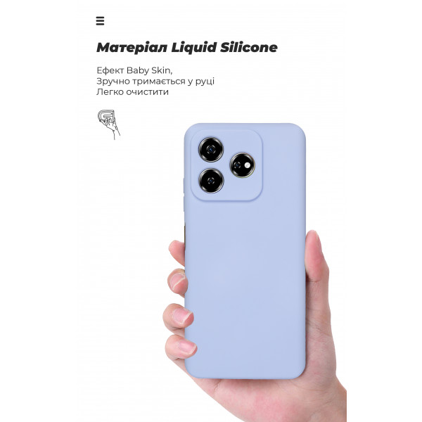 Фото - Чохол для смартфону Armorstandart ICON for ZTE Nubia V60 Camera cover Lavender (ARM78979)