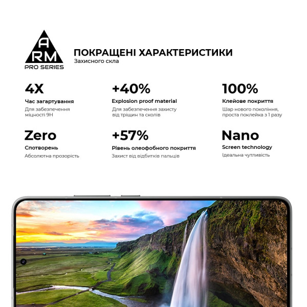 Фото - Захисне скло для смартфону Armorstandart Pro for Xiaomi Poco F7 Pro Black (ARM80413)