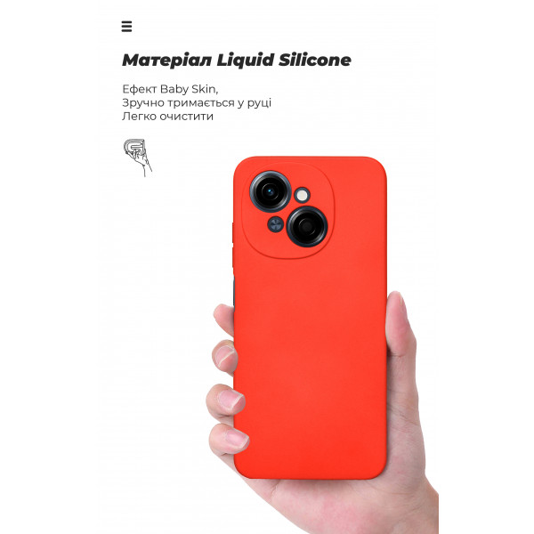Фото - Чохол для смартфону Armorstandart ICON for Tecno Spark Go 1 (KL4) Camera cover Red (ARM81217)