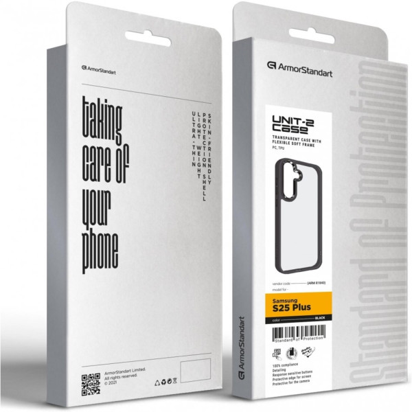 Фото - Чехол для смартфона Armorstandart UNIT2 for Samsung S25 Plus Black (ARM81840)