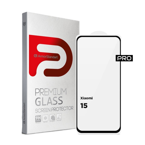 Фото - Захисне скло для смартфону Armorstandart Pro for Xiaomi 15 Black (ARM82376)