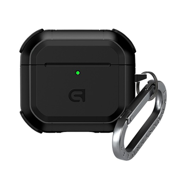 Фото - Чохол для навушників Armorstandart Panzer for Apple Airpods 4 Black (ARM82552)