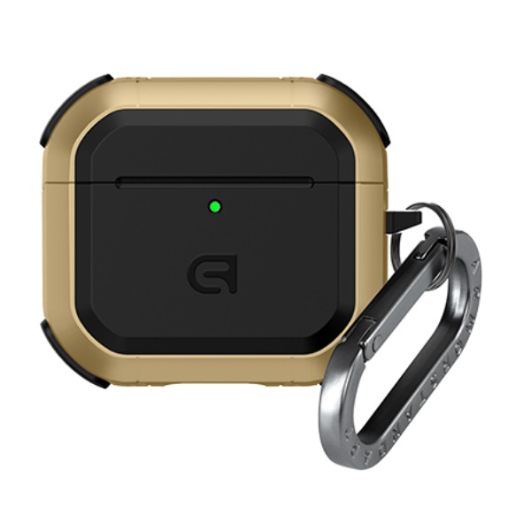 Фото - Чохол для навушників Armorstandart Panzer for Apple Airpods 4 Gold (ARM82555)