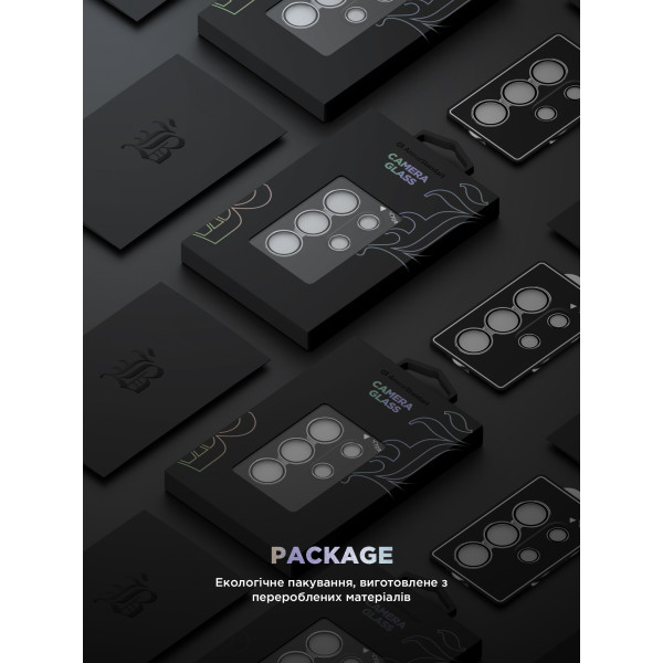 Фото - Захисне скло для смартфону Armorstandart для камери Supreme Black Icon for Samsung S25 Ultra Black Titanium (ARM83222)