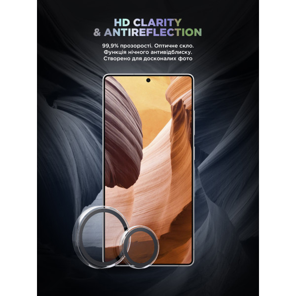 Фото - Захисне скло для смартфону Armorstandart для камери Supreme Black Icon for Samsung S25 Ultra Black Titanium (ARM83222)