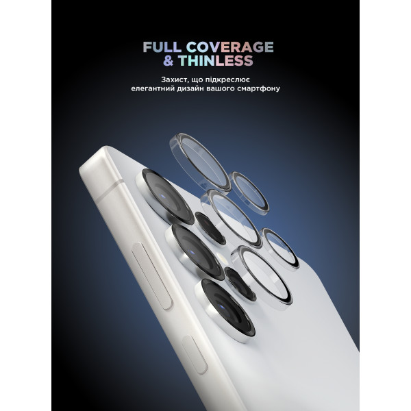 Фото - Захисне скло для смартфону Armorstandart для камери Supreme Black Icon for Samsung S25 Ultra Black Titanium (ARM83222)