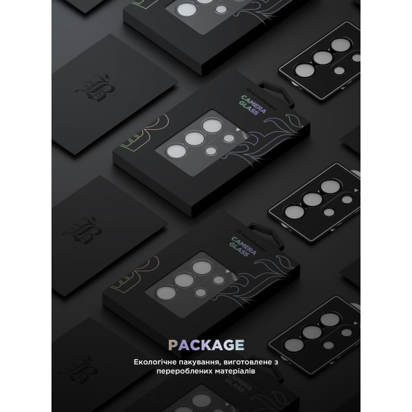 Фото - Защитное стекло для смартфона Armorstandart для камеры Supreme Black Icon for Samsung S25 Ultra Black Clear (ARM83223)