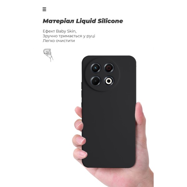 Фото - Чохол для смартфону Armorstandart ICON for Tecno Spark 30 Pro 4G (KL7) Camera cover Black (ARM83313)