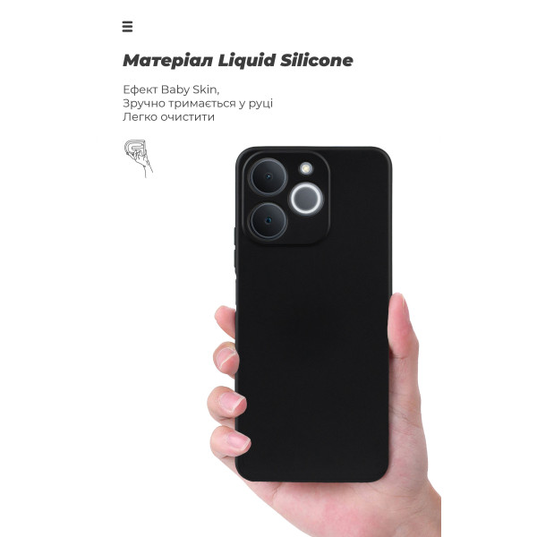 Фото - Чохол для смартфона Armorstandart ICON for Realme Note 70 4G Camera cover Black (ARM83907)