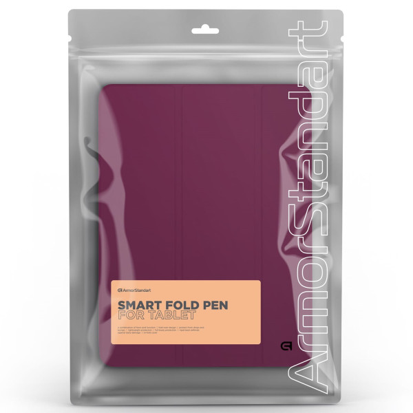 Фото - Чохол для планшету Armorstandart Smart Fold Pen for Lenovo Tab P11 (2nd Gen) Plum (ARM74983)