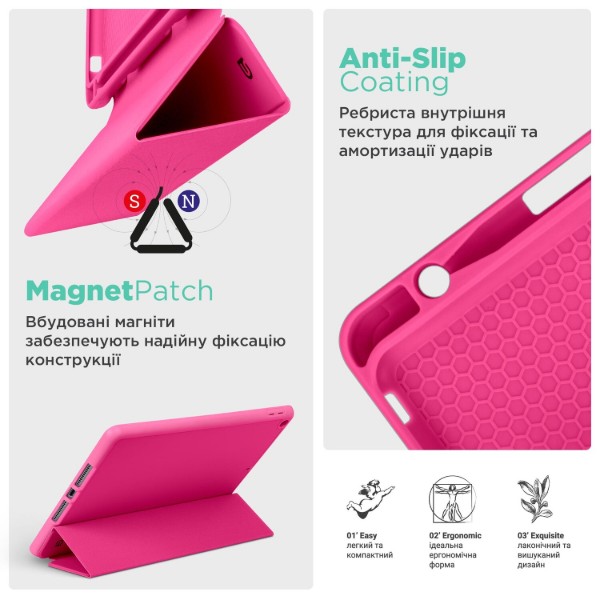Фото - Чохол для планшету Armorstandart Smart Fold Pen for Lenovo Tab M11 Rose Red (ARM74972)