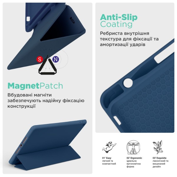 Фото - Чохол для планшету Armorstandart Smart Fold Pen for Lenovo Tab M11 Dark Blue (ARM74975)