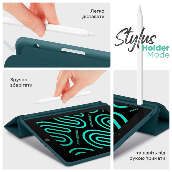 Фото - Чехол для планшета Armorstandart Smart Fold Pen for Lenovo Tab K11 Plus Pine Green (ARM84126)