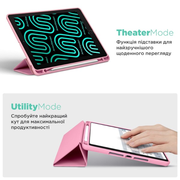 Фото - Чехол для планшета Armorstandart Smart Fold Pen for Samsung Galaxy Tab S9+/S9 FE+/S10+ Pink (ARM75013)