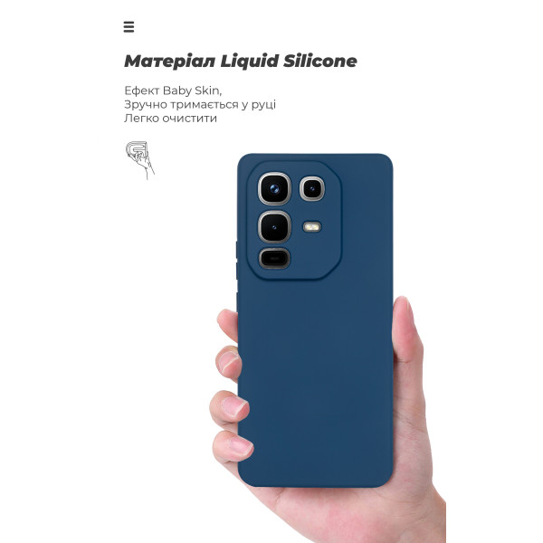 Фото - Чохол для смартфону Armorstandart ICON for Infinix Note 50 4G Camera cover Dark Blue (ARM85115)