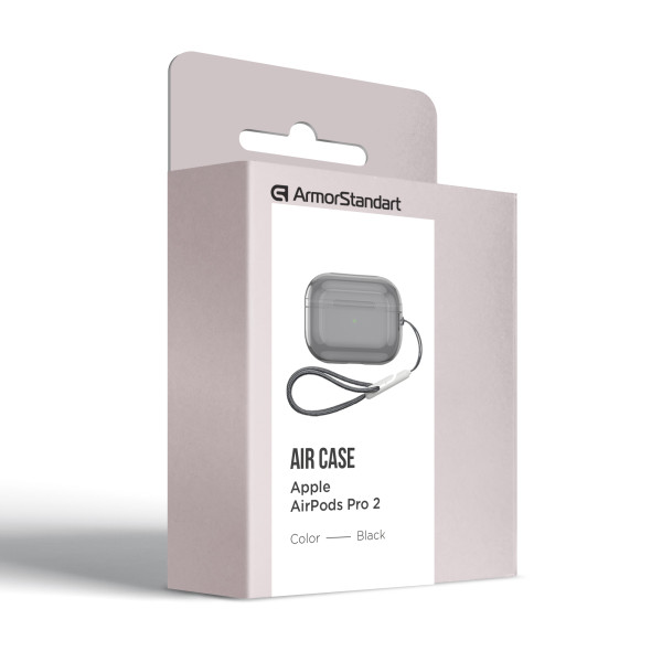 Фото - Чохол для навушників Armorstandart Air for Apple Airpods Pro 2 Black (ARM85334)