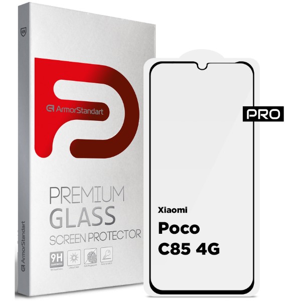 Фото - Захисне скло для смартфону Armorstandart Pro for Xiaomi Poco C85 4G (ARM85414) Фото - Захисне скло для смартфону Armorstandart Pro for Xiaomi Poco C85 4G (ARM85414)