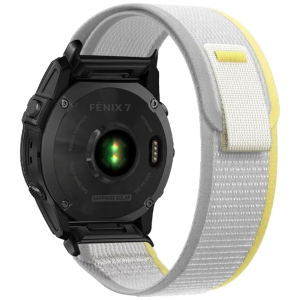 Фото - Ремінець для смарт-годинника Armorstandart Trail for Garmin 26 mm Beige/Yellow (ARM85692)