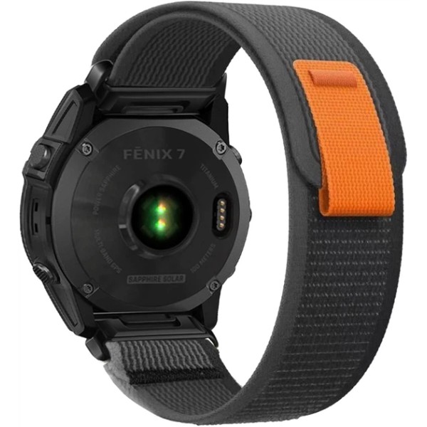 Фото - Ремінець для смарт-годинника Armorstandart Trail for Garmin 22 mm Black (ARM85694)