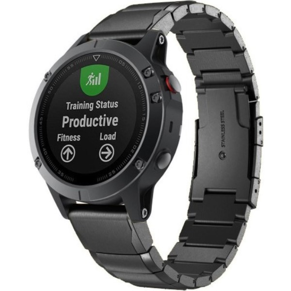 Фото - Ремешок для смарт-часов Armorstandart Metal for Garmin 26 mm Black (ARM85709)