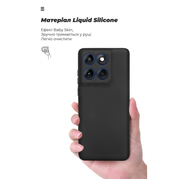 Фото - Чохол для смартфону Armorstandart ICON for Motorola Edge 60 5G Camera cover Black (ARM85837)