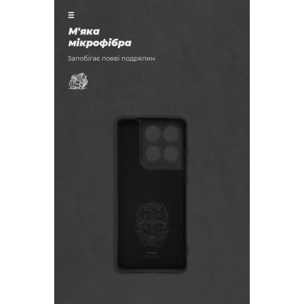 Фото - Чохол для смартфону Armorstandart ICON for Motorola Edge 60 5G Camera cover Black (ARM85837)
