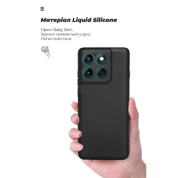 Фото - Чехол для смартфона Armorstandart ICON for Motorola Edge 60 Pro 5G Camera cover Black (ARM85838)