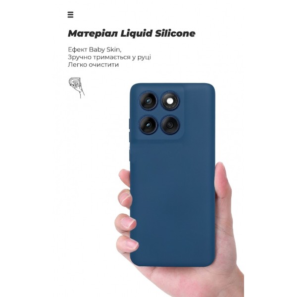 Фото - Чохол для смартфону Armorstandart ICON for Motorola Edge 60 5G Camera cover Dark Blue (ARM85877)