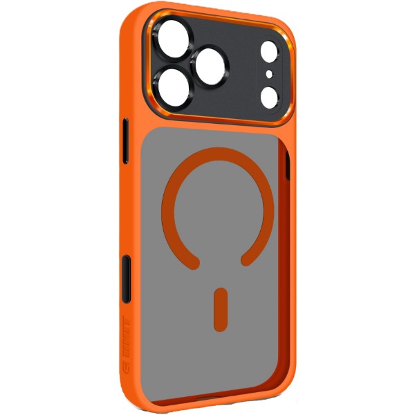 Фото - Чохол для смартфону Armorstandart Unit-C MagCase SE for Apple iPhone 17 Pro Max Orange Black (ARM86321) Фото - Чохол для смартфону Armorstandart Unit-C MagCase SE for Apple iPhone 17 Pro Max Orange Black (ARM86321)