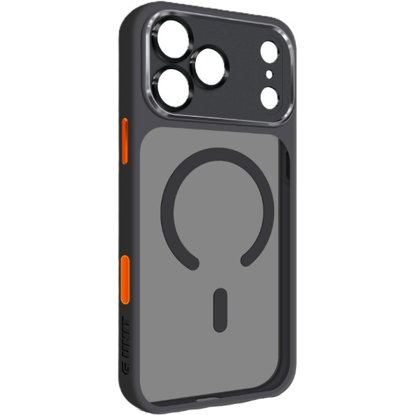 Фото - Чохол для смартфону Armorstandart Unit-C MagCase SE for Apple iPhone 17 Pro Max Black Orange (ARM86322) Фото - Чохол для смартфону Armorstandart Unit-C MagCase SE for Apple iPhone 17 Pro Max Black Orange (ARM86322)