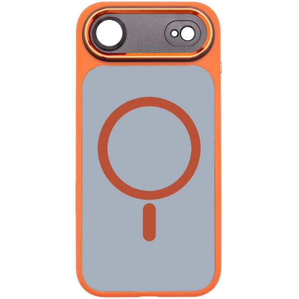 Фото - Чехол для смартфона Armorstandart Unit MagCase SE for Apple iPhone 17 Air Orange Black (ARM86327)