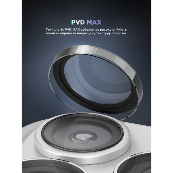 Фото - Захисне скло для смартфону Armorstandart для камери Supreme BI for iPhone 17 Pro/17 Pro Max Clear (ARM86441)