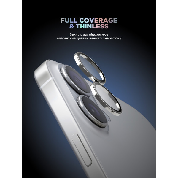 Фото - Захисне скло для смартфону Armorstandart для камери Supreme BI for iPhone 17 Silver (ARM86443)