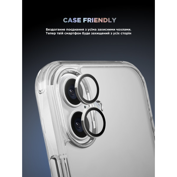 Фото - Захисне скло для смартфону Armorstandart для камери Supreme BI for iPhone 17 Silver (ARM86443)