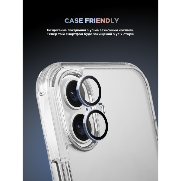 Фото - Захисне скло для смартфону Armorstandart для камери Supreme BI for iPhone 17 Blue (ARM86445)