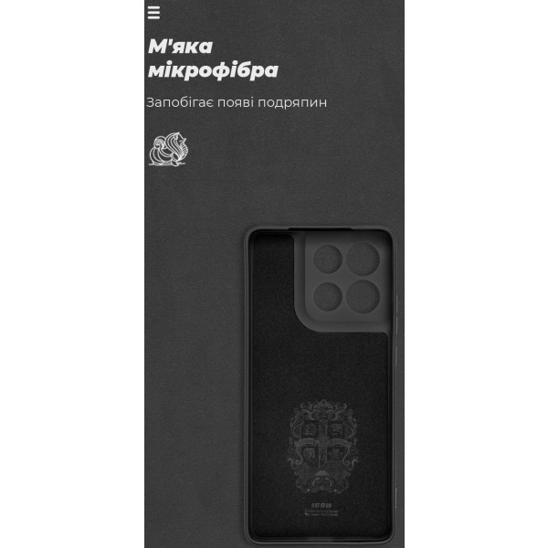 Фото - Чохол для смартфону Armorstandart ICON for Motorola G86 5G Camera cover Black (ARM86599)