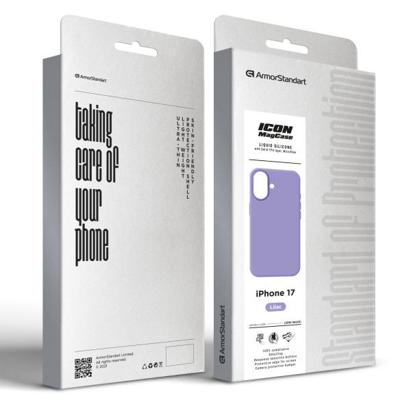Фото - Чохол для смартфону Armorstandart ICON2 MagCase for Apple iPhone 17 Lilac (ARM86669)