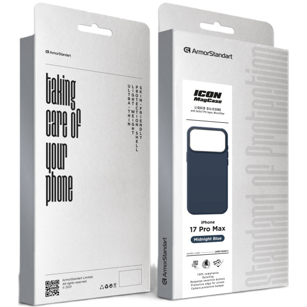 Фото - Чохол для смартфону Armorstandart ICON2 MagCase for Apple iPhone 17 Pro Max Midnight Blue (ARM86681)