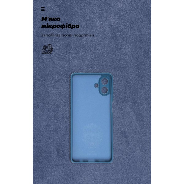 Фото - Чохол для смартфону Armorstandart ICON for Samsung A07 4G Camera cover Dark Blue (ARM86778)