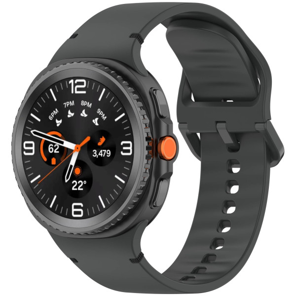 Фото - Ремінець для смарт-годинника Armorstandart for Samsung Galaxy Watch 8 / 8 Classic (22x132 mm) Dark Grey (ARM86869)