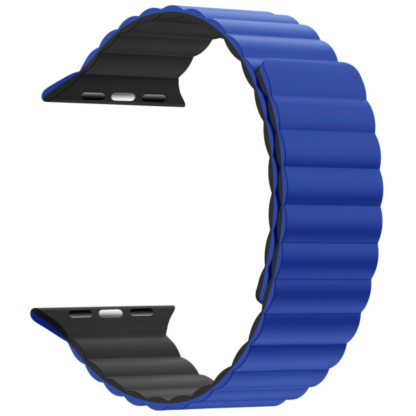 Фото - Ремешок для смарт-часов Armorstandart MagLink for Apple Watch 49/46/45/44/42 (Series 1-3) Blue Black (ARM86936)