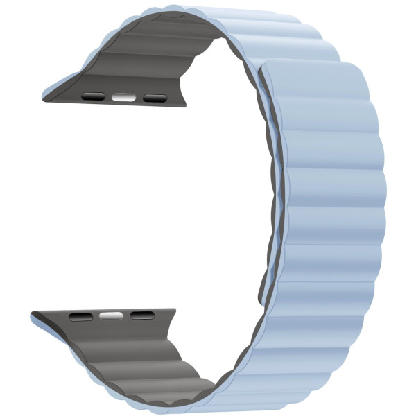 Фото - Ремешок для смарт-часов Armorstandart MagLink for Apple Watch 49/46/45/44/42 (Series 1-3) Blue Grey (ARM86940)