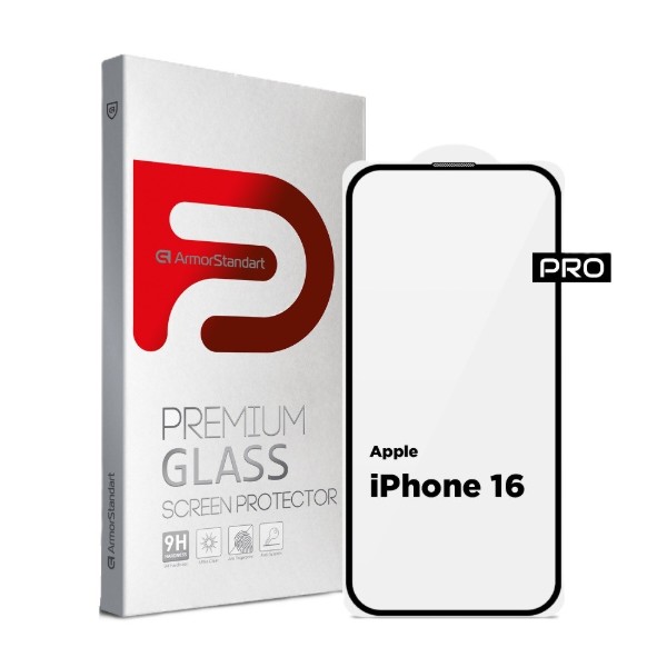 Фото - Защитное стекло для смартфона Armorstandart Pro for Apple iPhone 16 with mesh (ARM87026)