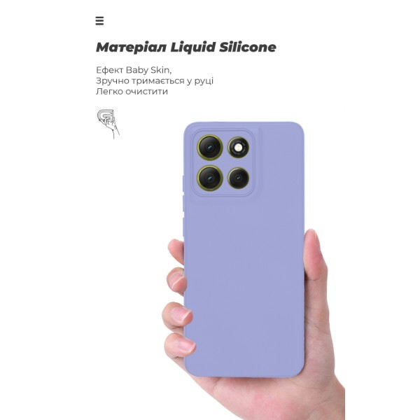 Фото - Чехол для смартфона Armorstandart ICON for Motorola G86 Power 5G Camera cover Lavender (ARM87038)