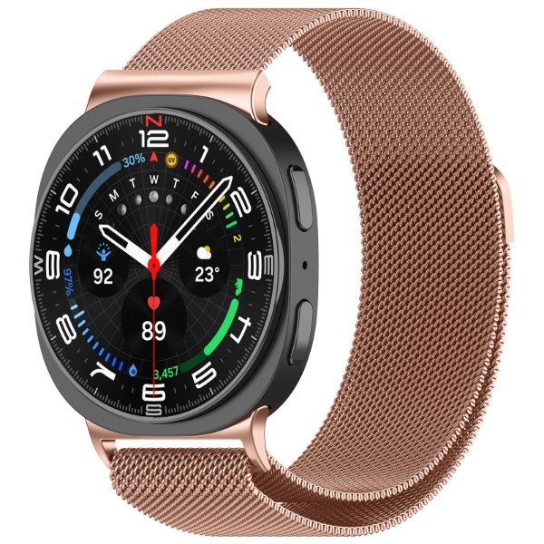Фото - Ремінець для смарт-годинника Armorstandart Milanese Magnetic Samsung Watch 8 / 8 Classic (20x113 mm) Rose Gold (ARM87360)