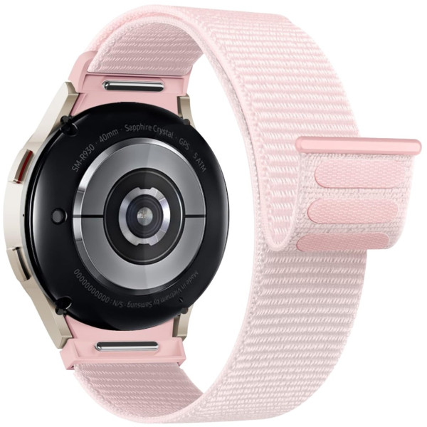 Фото - Ремешок для смарт-часов Armorstandart Nylon Band Samsung Watch 8 / 8 Classic (20x113 mm) Light Pink (ARM87365)